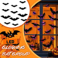 🦇 Leuchtende 3D Fliegende Fledermaus Lichter – Sofortige Halloween Wanddekoration