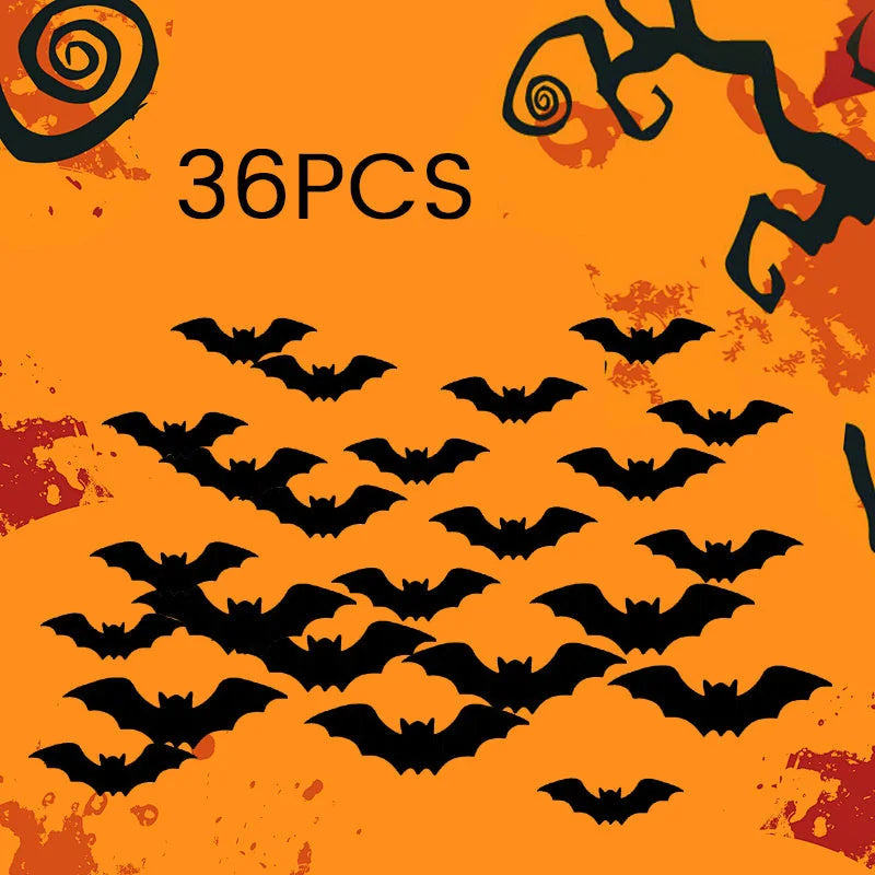 🦇 Leuchtende 3D Fliegende Fledermaus Lichter – Sofortige Halloween Wanddekoration