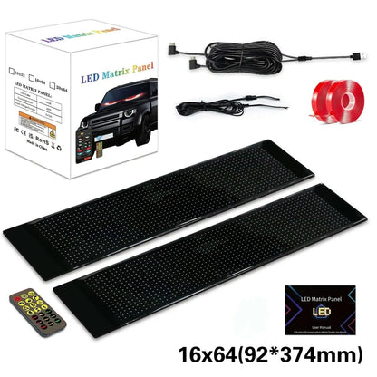 🔥Flash Sale✨DIY Car Dynamic LED Smart Colorful Eye Lamp Soft Screen