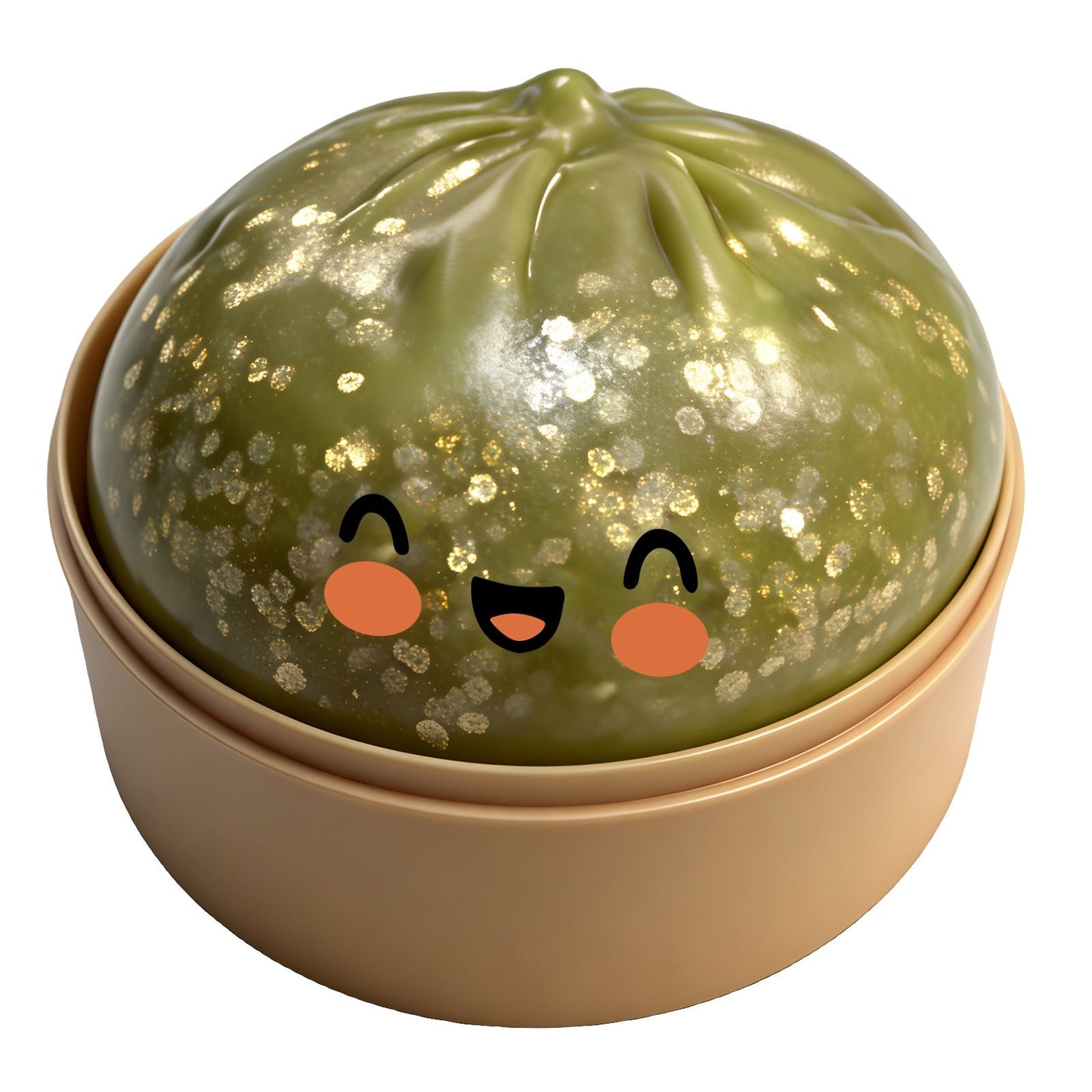 Rare Glitter Dumpling Squishy