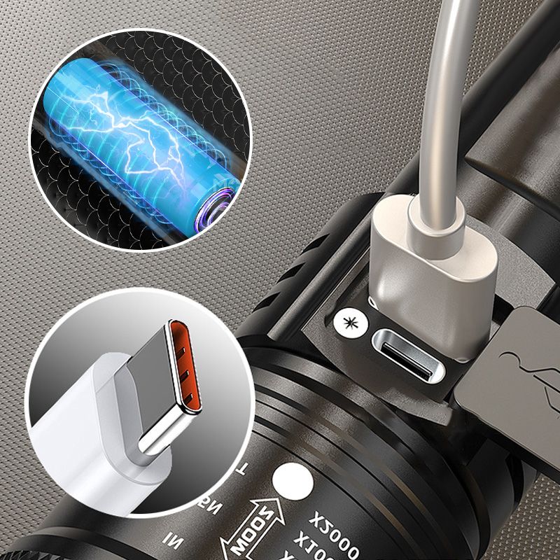 🔦 Super Bright Zoomable Flashlight