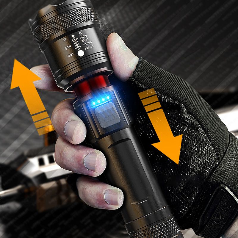 🔦 Super Bright Zoomable Flashlight