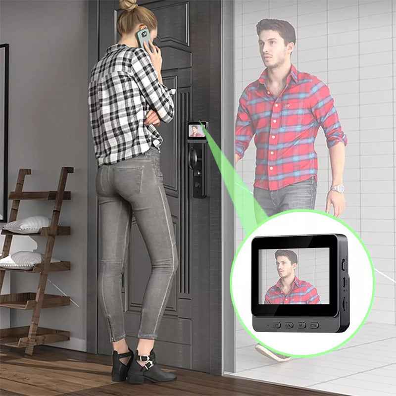 🔥New Year's Special Offer 50%OFF🎉Wireless doorbell camera: 1080P, 170° angle, 4.3-inch screen, IPX65 outdoor waterproof, night vision