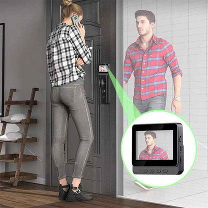 🔥New Year's Special Offer 50%OFF🎉Wireless doorbell camera: 1080P, 170° angle, 4.3-inch screen, IPX65 outdoor waterproof, night vision