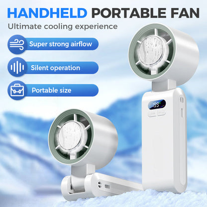 🌬️66% OFF!🧊Handheld Portable Fan with Ice Cooler