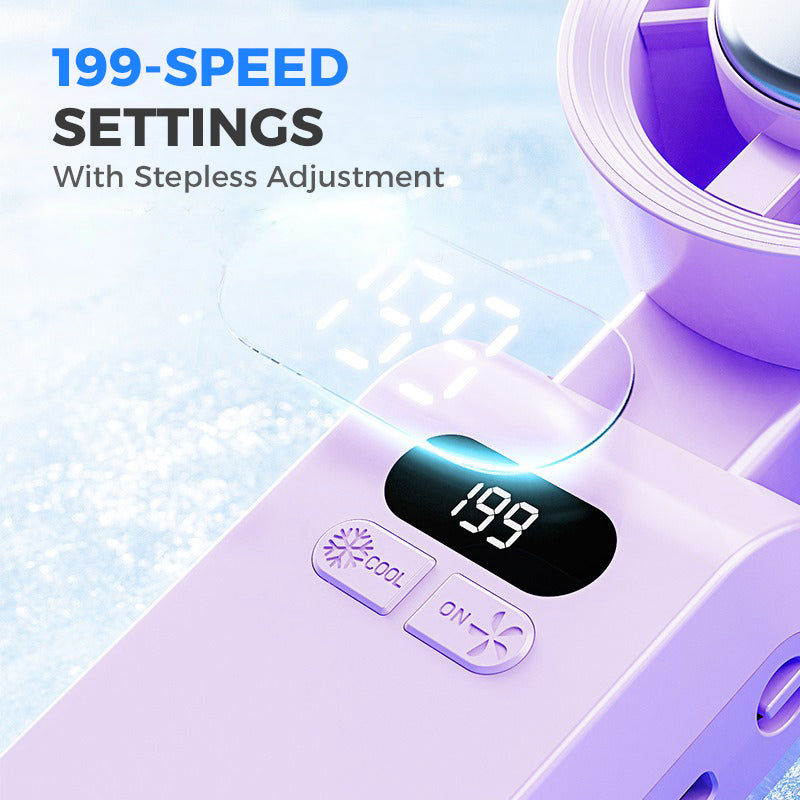 🌬️66% OFF!🧊Handheld Portable Fan with Ice Cooler