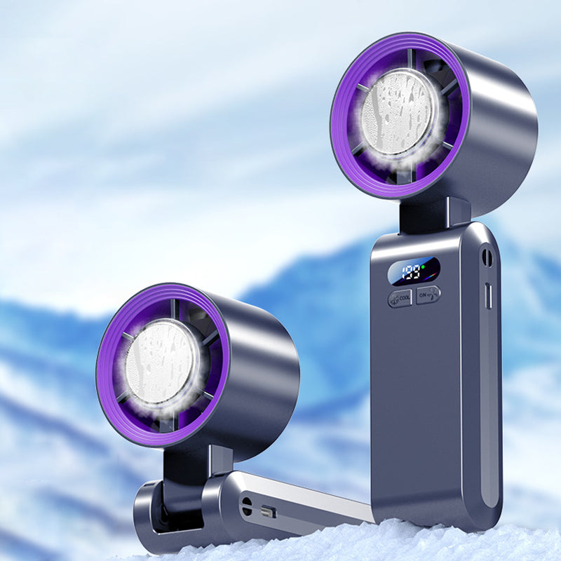 🌬️66% OFF!🧊Handheld Portable Fan with Ice Cooler