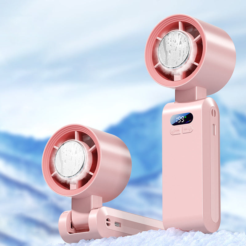 🌬️66% OFF!🧊Handheld Portable Fan with Ice Cooler