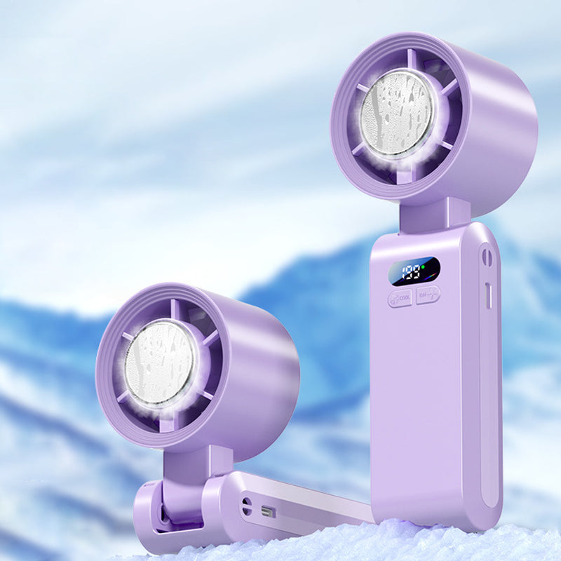 🌬️66% OFF!🧊Handheld Portable Fan with Ice Cooler