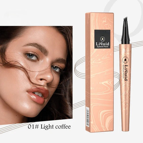 ✏️ BUY 1 GET 1 FREE! ✨ 3D Microblading Eyebrow Pencil – 4-Prong Tip, Waterproof & Natural Hair-Like Strokes 🖌️