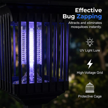 🦟❌Solar-Powered Mosquito Killer Lamp-Outdoor Solar LED Mosquito Killer Garden Lamp