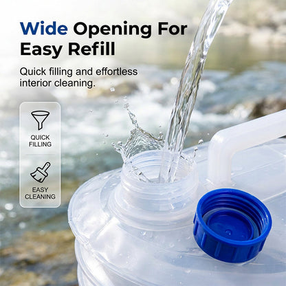 💧 Fold-Flat Water Container for Camping, RVs & Emergency Backup