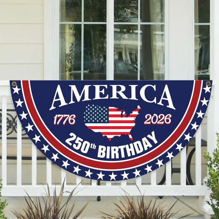 Celebrate America's 250th Birthday Banner customer display